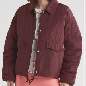 FREE PEOPLE MOVEMENT JACKET (Size L) Color:‎ wine  NWOT